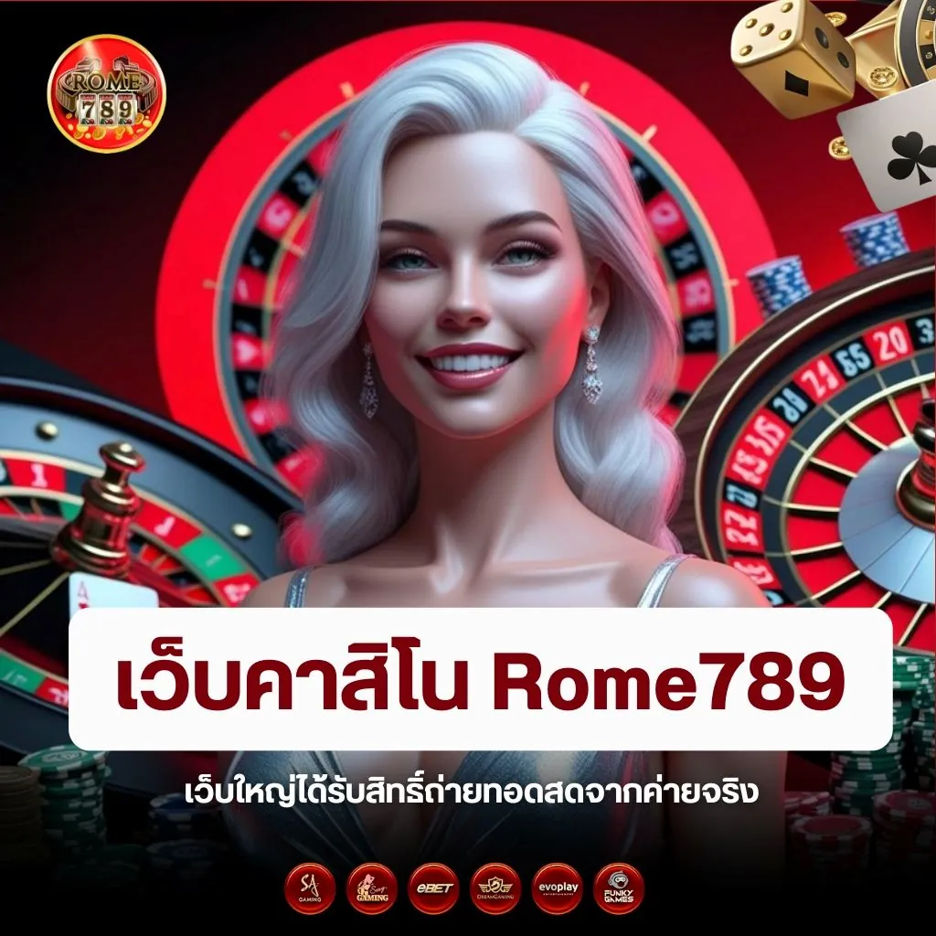 เว็บคาสิโน Rome789 เว็บใหญ่ 