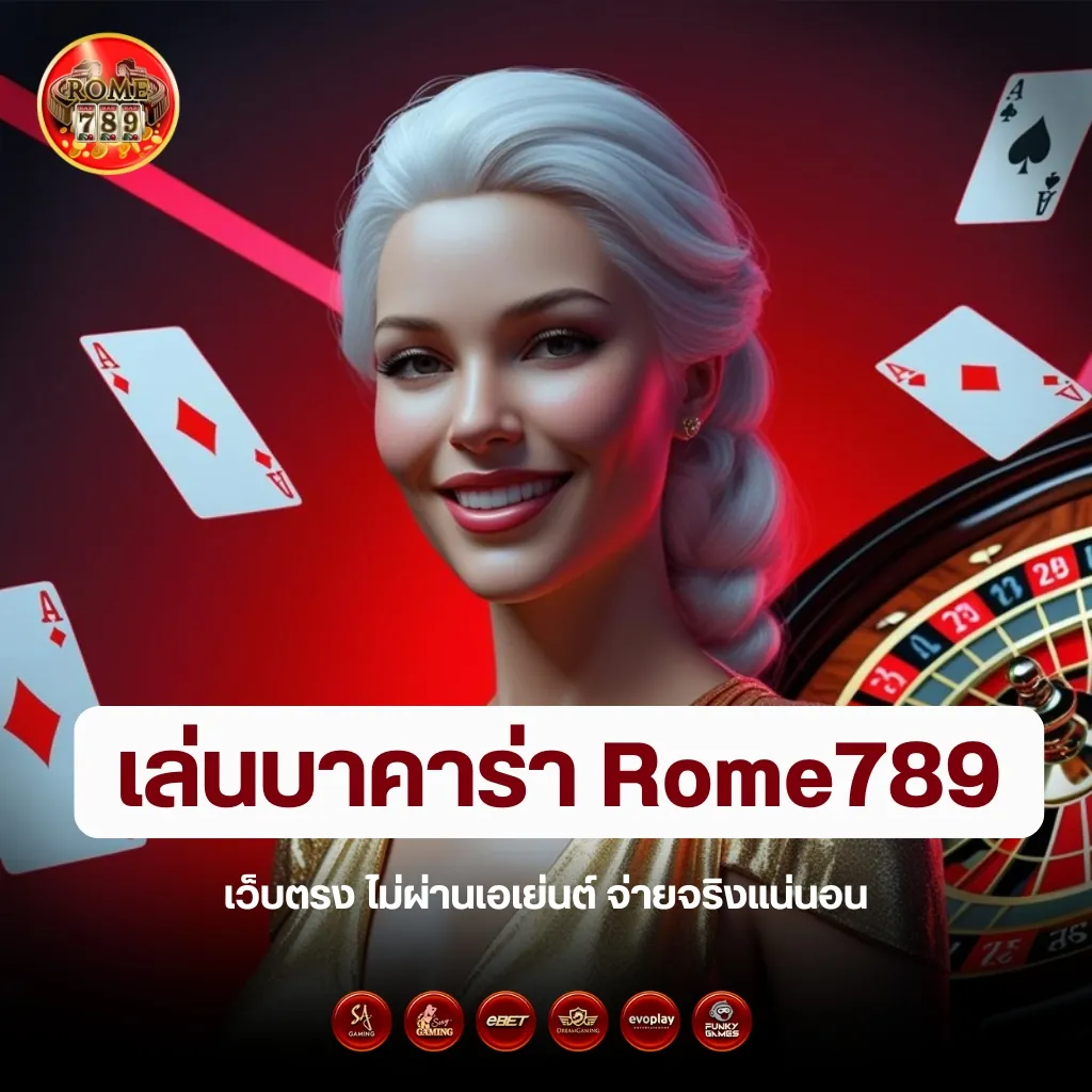 เล่นบาคาร่า Rome789 จ่ายเต็มทุกไม้