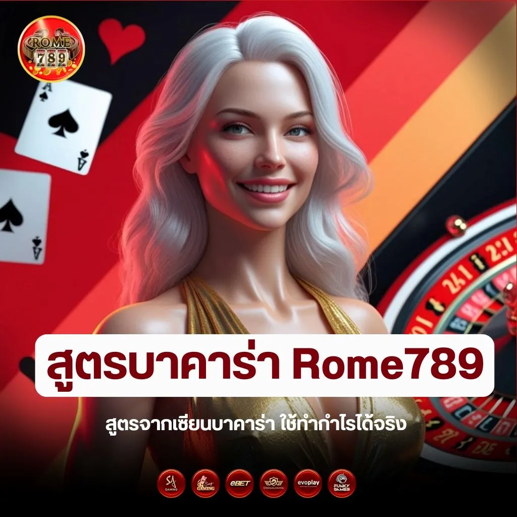 สูตรบาคาร่า Rome789 ใช้ได้จริง 