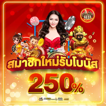 สมาชิกใหม่ แจกโบนัส รวม 250%