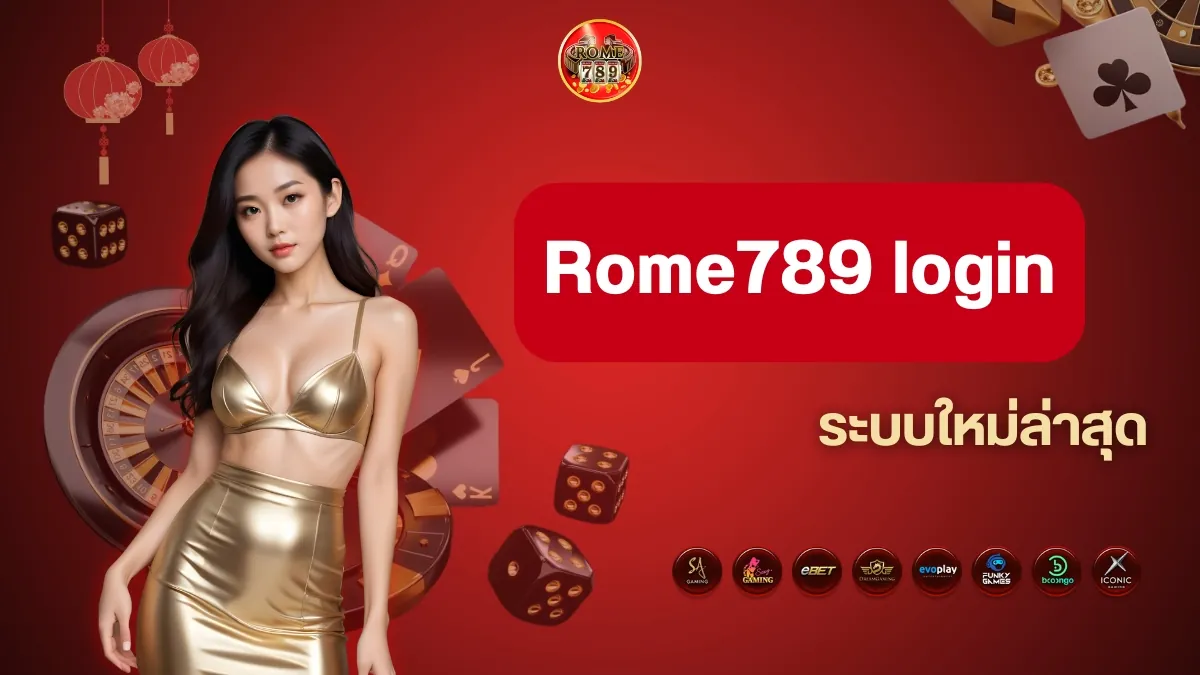 เข้าสู่ระบบ Rome789 login ระบบใหม่ล่าสุด ปลอดภัยทุกยูส