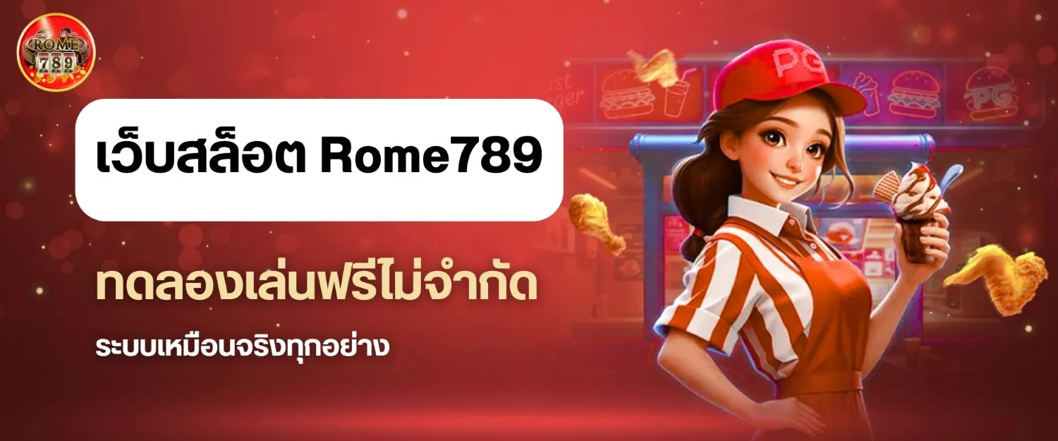 ทดลองเล่นสล็อต Rome789 ทดลองเล่นฟรีไม่จำกัด